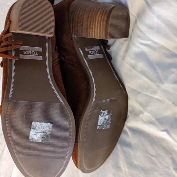 EUC Suede Toms western boots size 8.5 - Picture 6 of 6